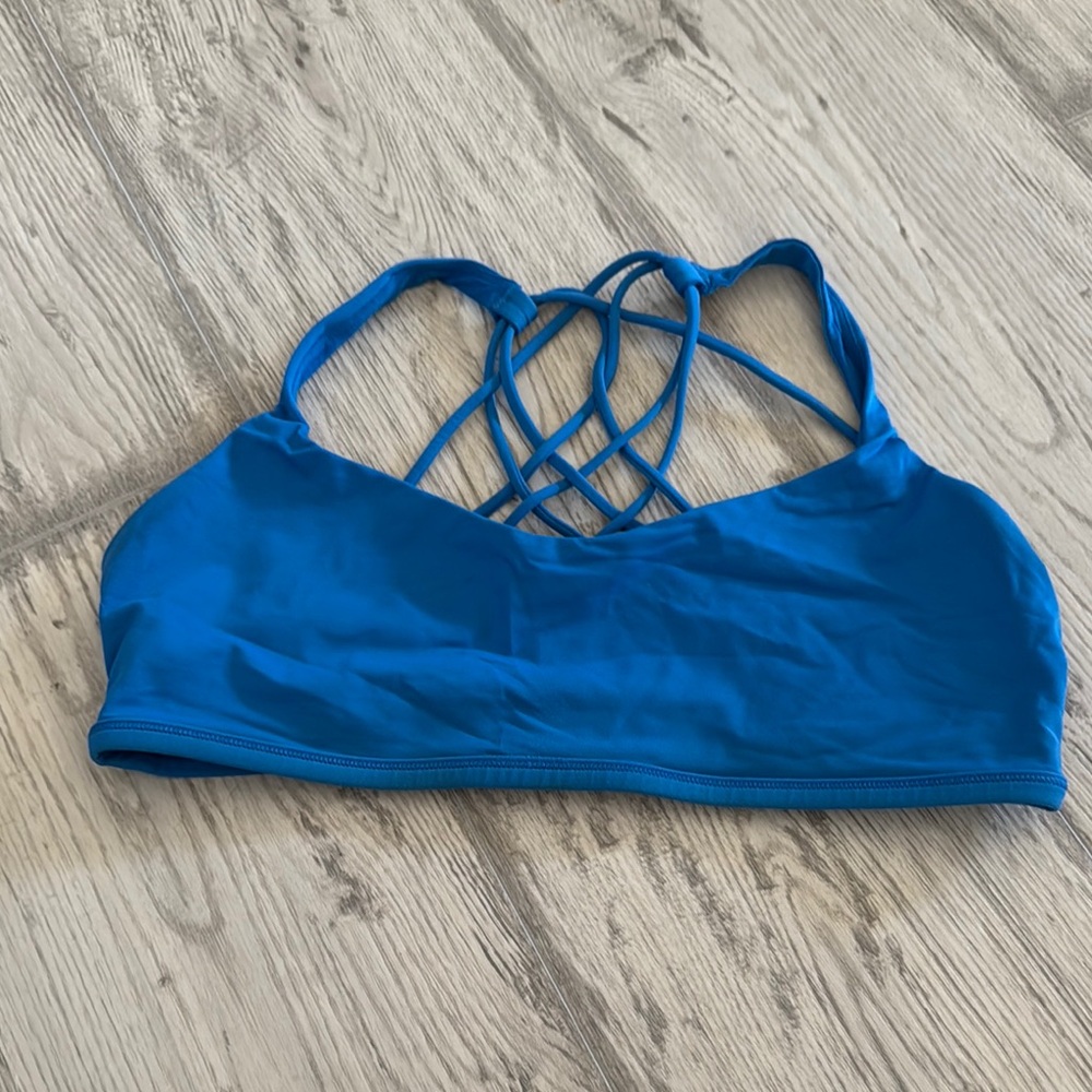 lululemon athletica Blue Sports Bra